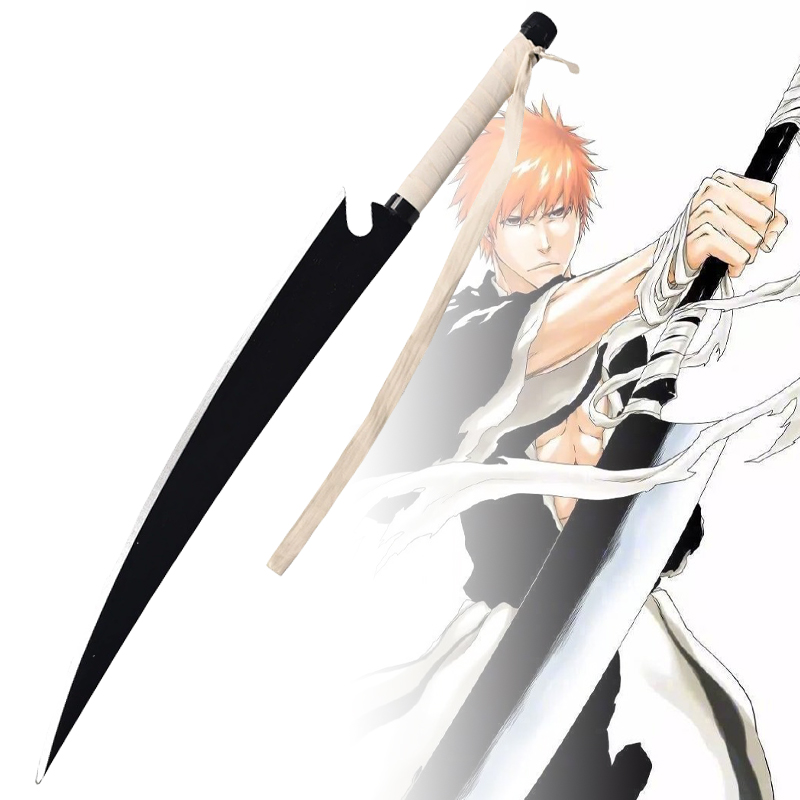 Anime Cosplay Real - Kurosaki Ichigo Katana Anime Bleach Sword