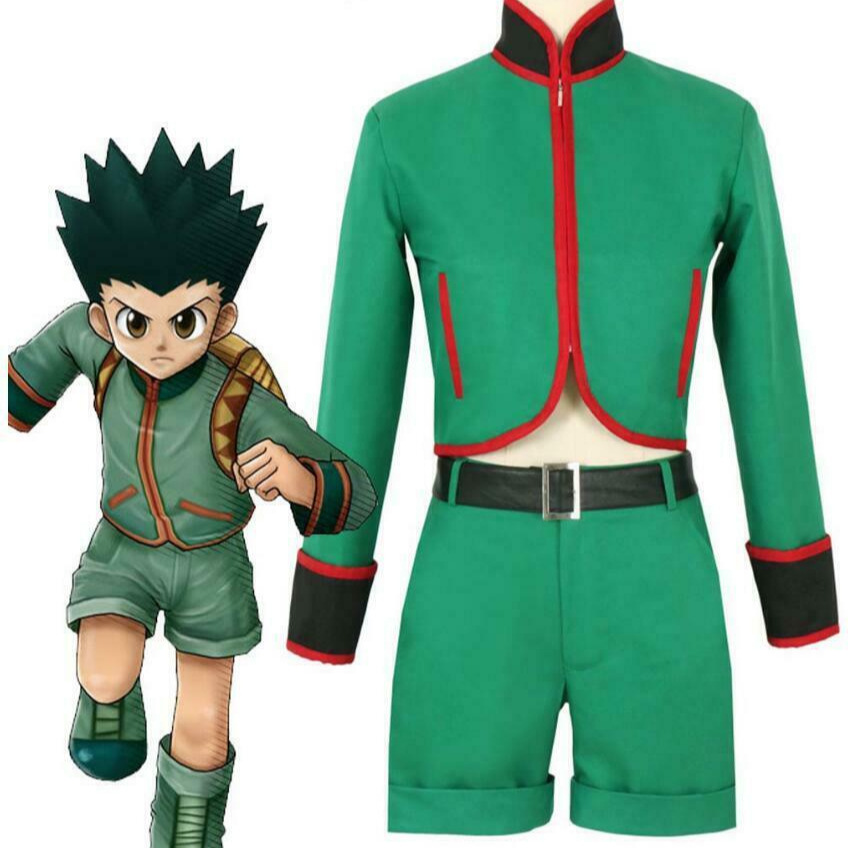 Anime Cosplay To Buy - Gon Freecss Cosplay Costume Green Suit