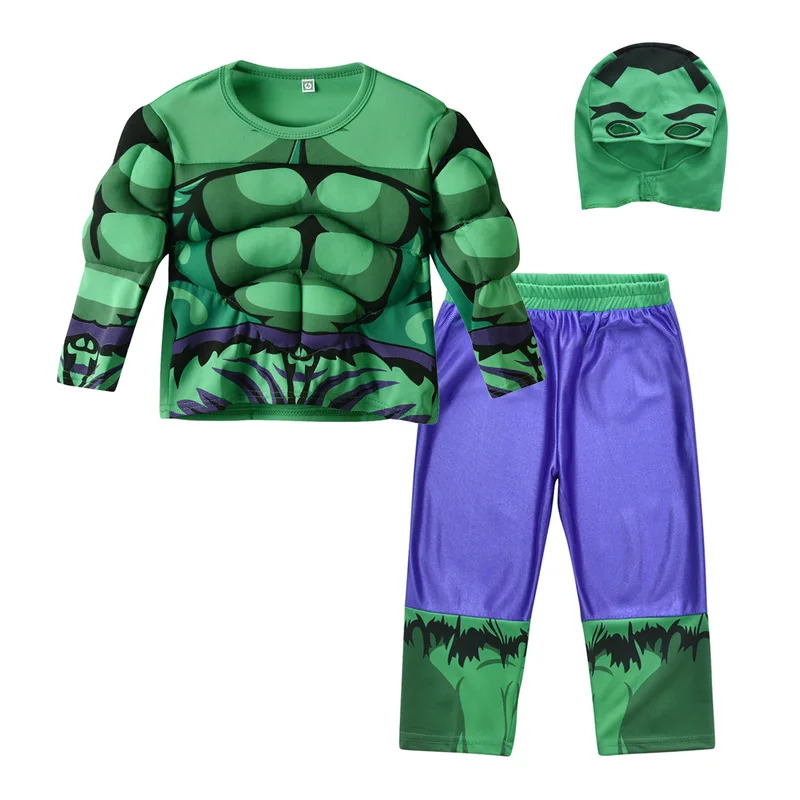 Anime Cosplay Youtube Shorts - Children The Hulk Cosplay Costume Boys