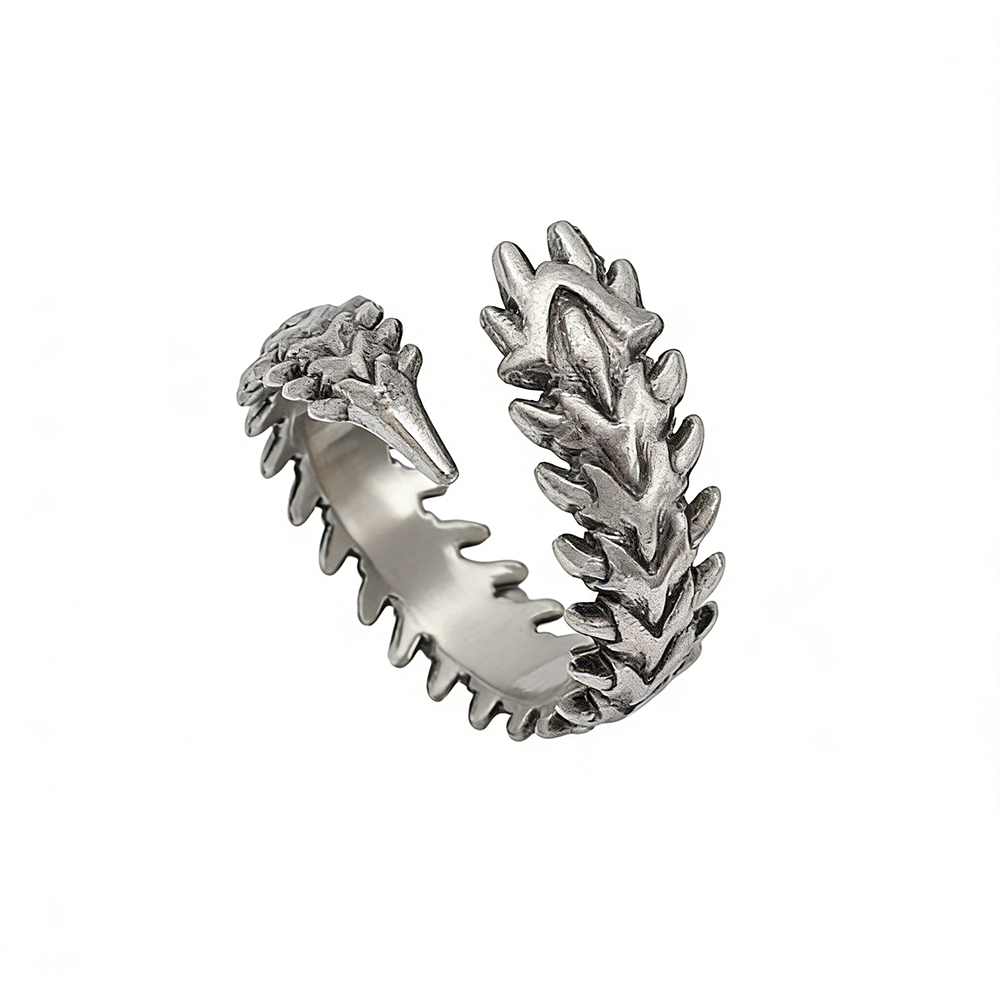 Anime Cosplay For Couples - Vintage Punk Centipede Couple Ring Gothic