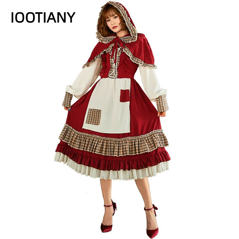 IOOTIANY Lace Patch Lolita Lit - Anime Cosplay Little Girl recension och pris