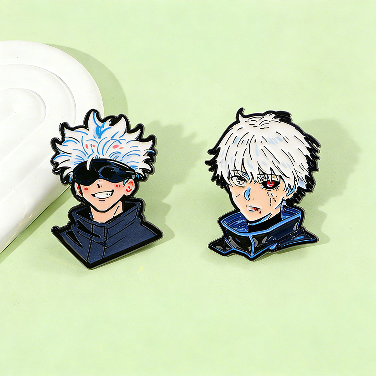 2Pcs Anime Character Kaneki Ke - Tokyo Ghoul Mask recension och pris