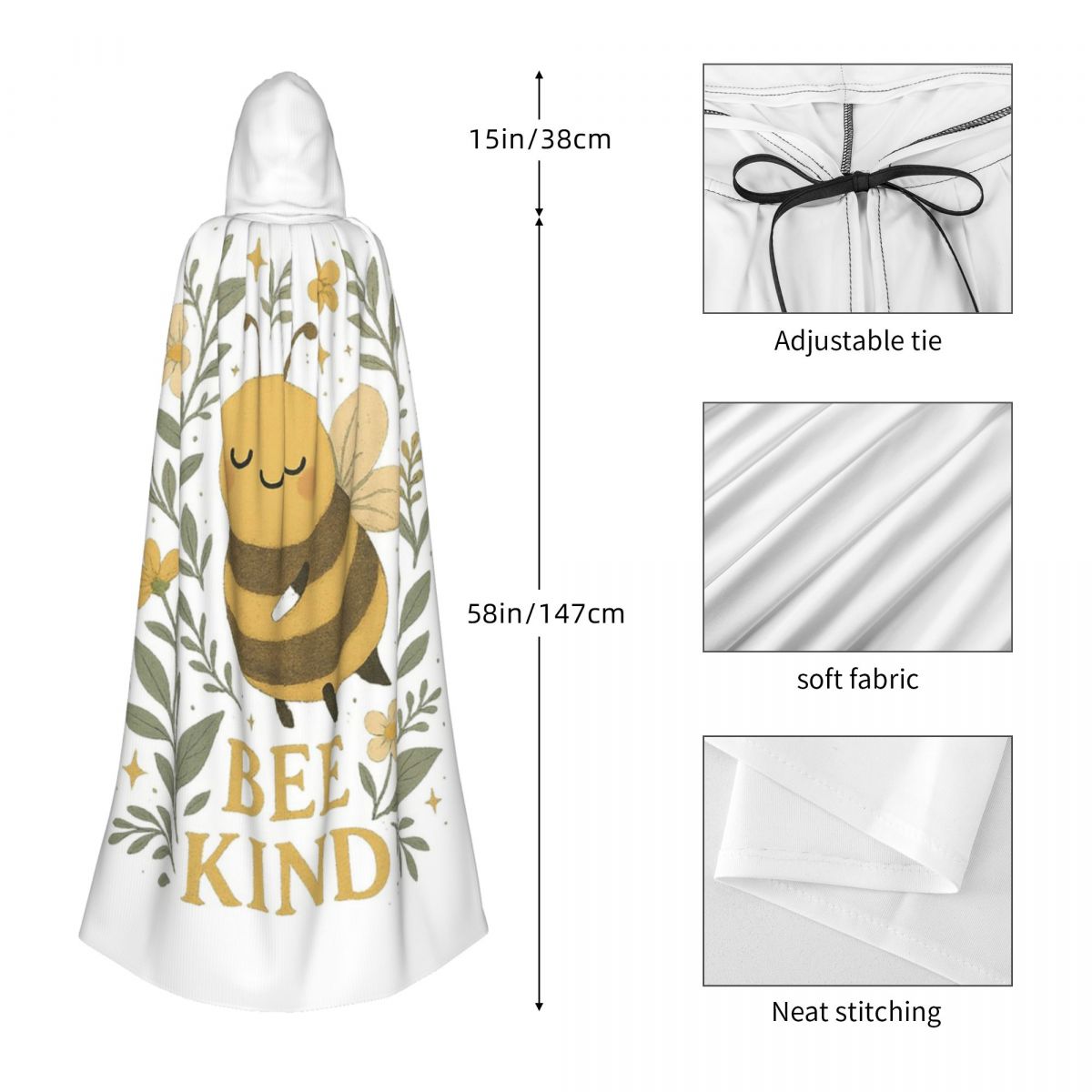 Bee Kind Cute Bumblebee Floral - Anime Cosplay Quotes recension och pris