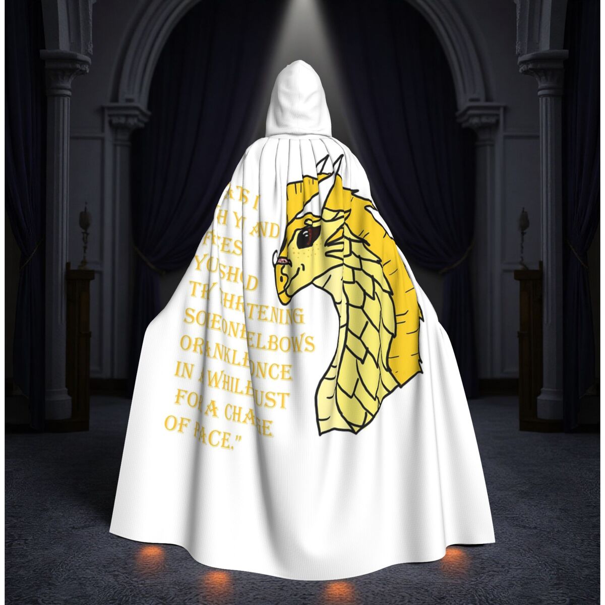 Qibli Quote Long Hooded Cloak  - Anime Cosplay Quotes recension och pris