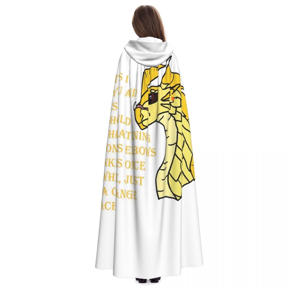 Qibli Quote Long Hooded Cloak  - Anime Cosplay Quotes recension och pris