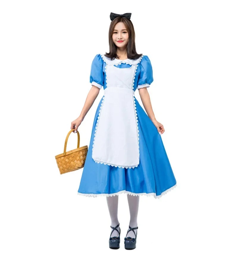 Wonderland Alice Costume for A - Anime Cosplay Plus Size recension och pris