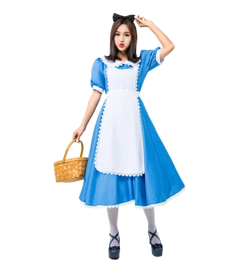 Wonderland Alice Costume for A - Anime Cosplay Plus Size recension och pris