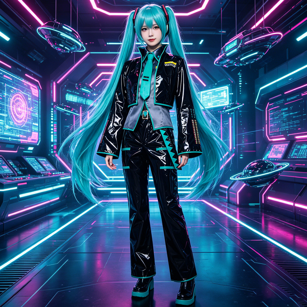 Vocaloid Male Miku Cosplay Cos - Anime Cosplay Outfits Male recension och pris