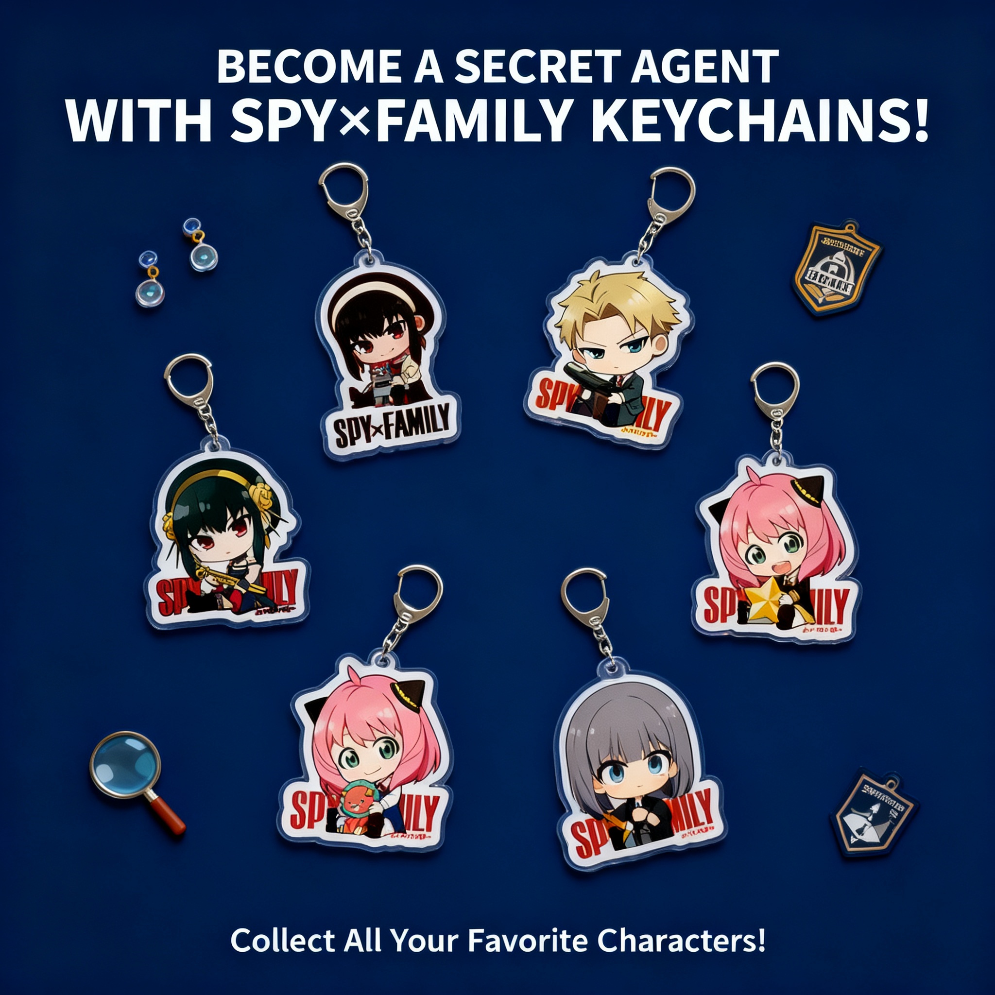 Spy x Family Acrylic Keychain  - Anime Cosplay Yor Forger recension och pris