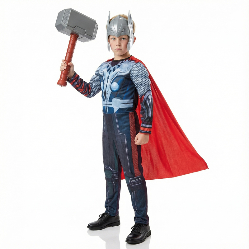 Kids Thor Superhero Cape Costu - Anime Cosplay For Halloween recension och pris