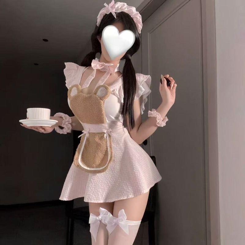 Japanese Kawaii Bear Dress Lit - Anime Cosplay Little Girl recension och pris
