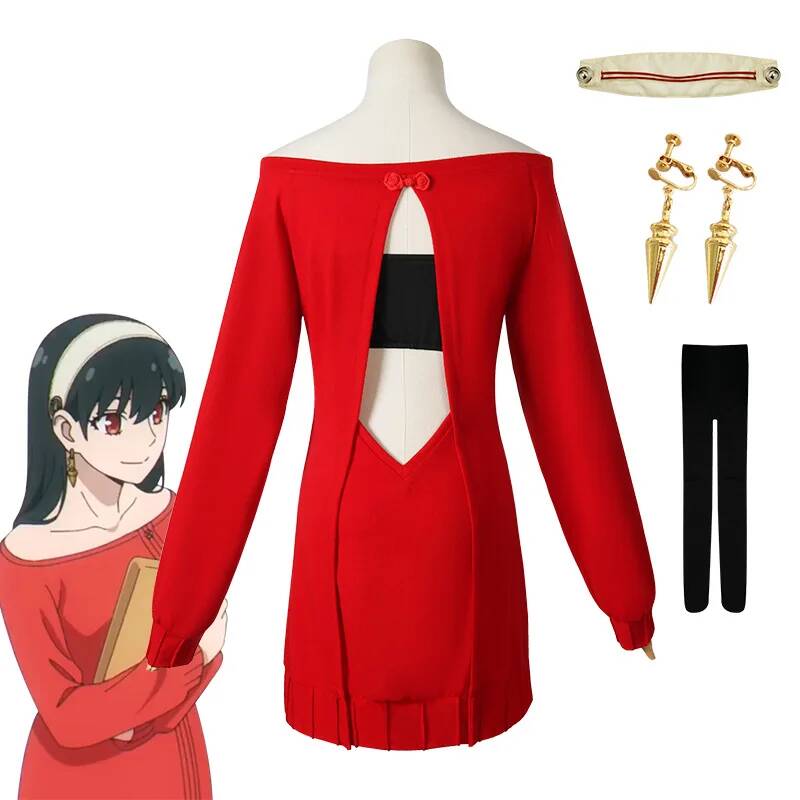 Anime FAMILY Cosplay Yor Forge - Anime Cosplay Yor Forger recension och pris