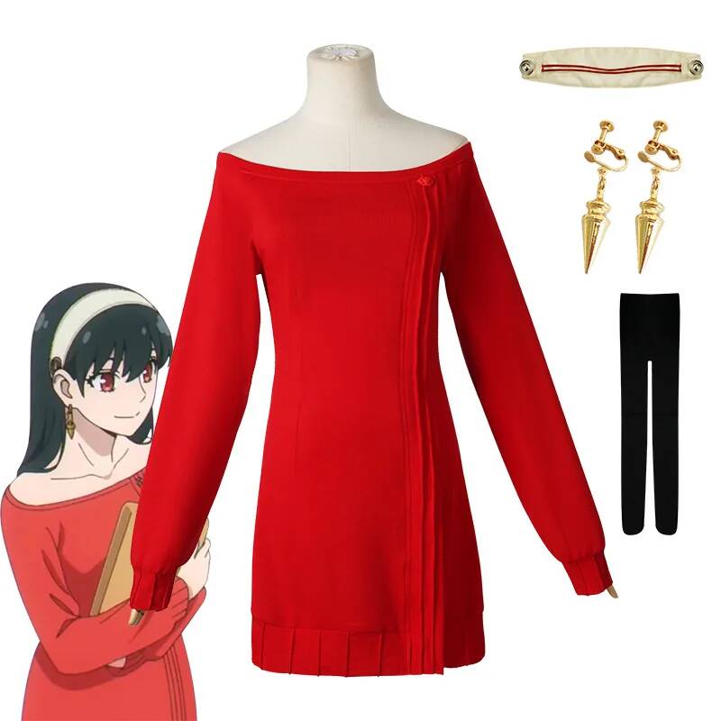 Anime FAMILY Cosplay Yor Forge - Anime Cosplay Yor Forger recension och pris