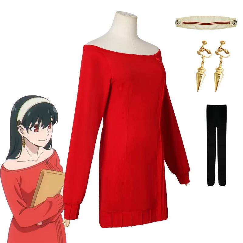 Anime FAMILY Cosplay Yor Forge - Anime Cosplay Yor Forger recension och pris