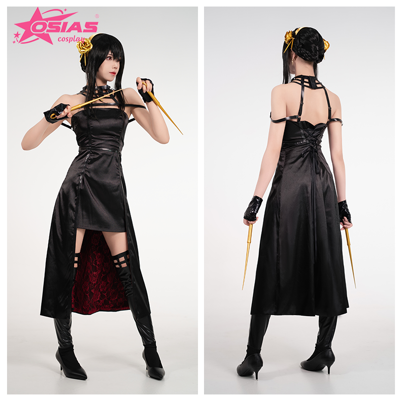OSIAS Yor Forger Cosplay Costu - Anime Cosplay Yor Forger recension och pris