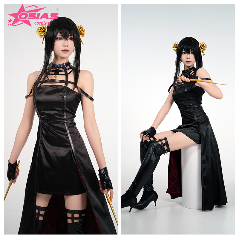 OSIAS Yor Forger Cosplay Costu - Anime Cosplay Yor Forger recension och pris