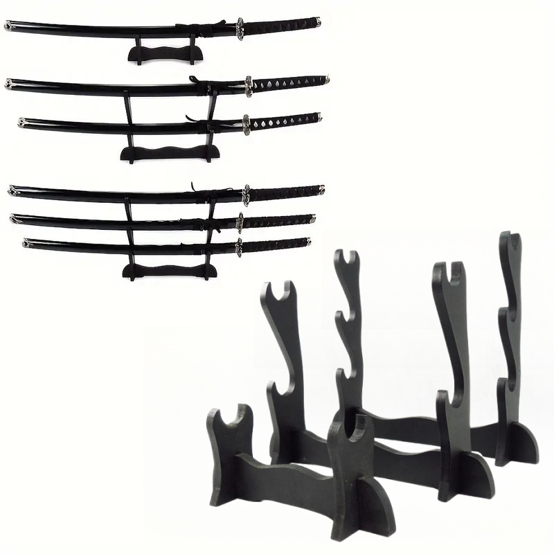 Black Samurai Sword Display St - Anime Cosplay Katana recension och pris