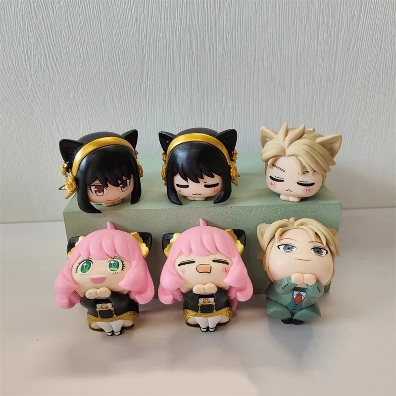 6Pcs/1Set 6CM SPY Family Anime - Anime Cosplay Yor Forger recension och pris