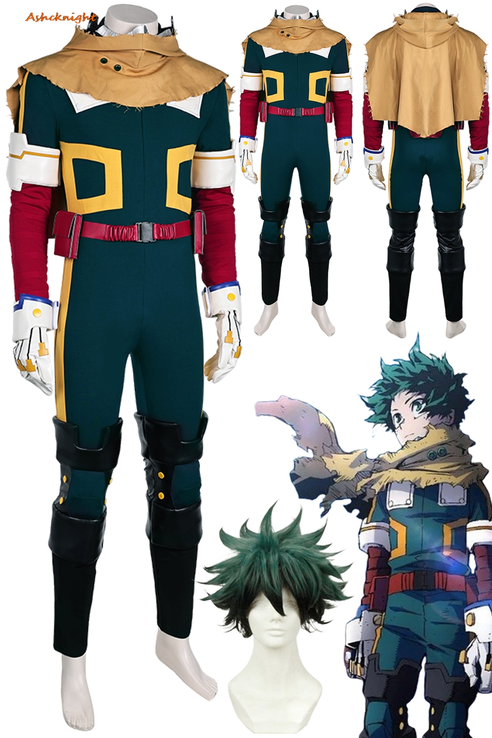 Midoriya Izuku Cosplay Costume - Anime Cosplay Outfits Male recension och pris