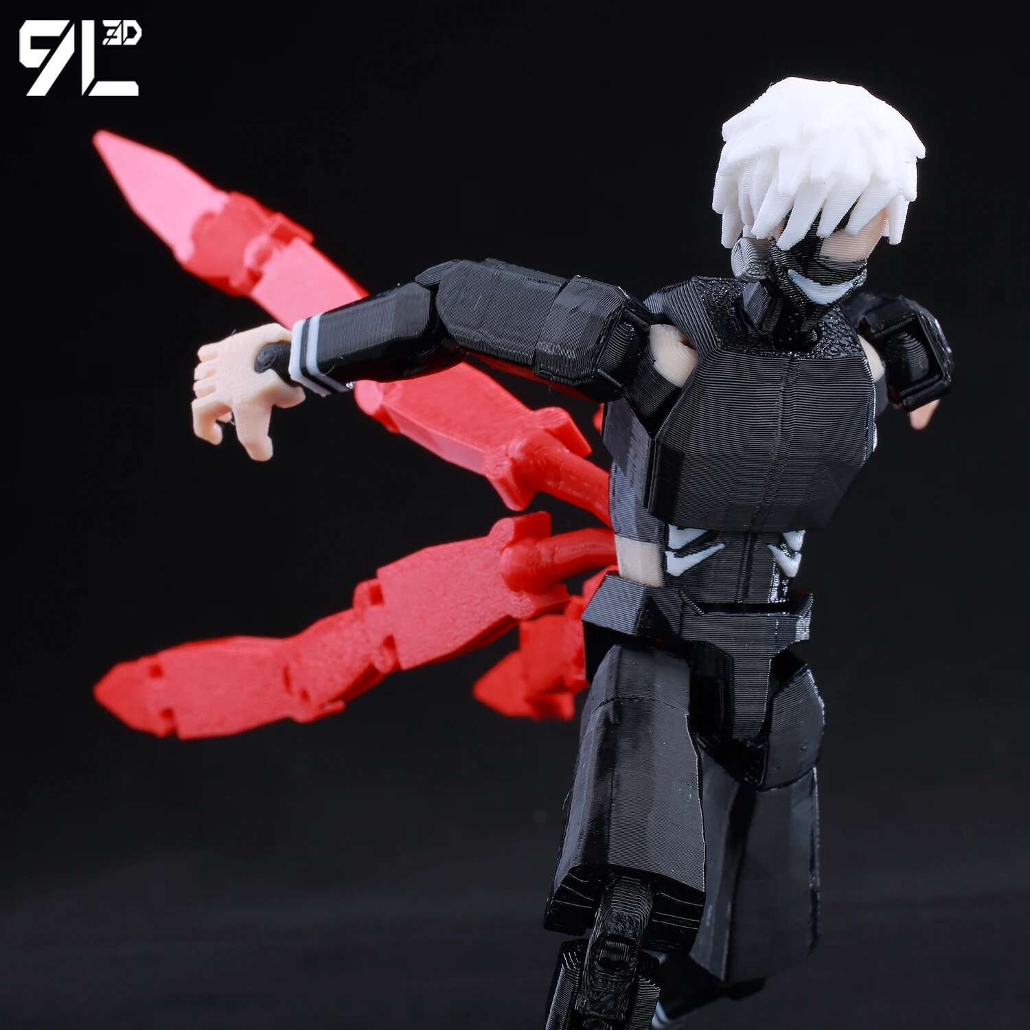9L3D Lucky 13 Dummy 13 T13 - K - Tokyo Ghoul Mask recension och pris