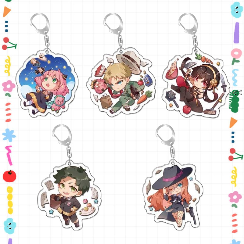 Acrylic Key Buckle for Spy Fam - Anime Cosplay Yor Forger recension och pris