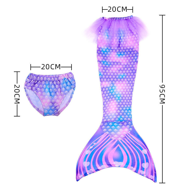New Mermaid Tail for Girls Swi - Anime Cosplay Little Girl recension och pris